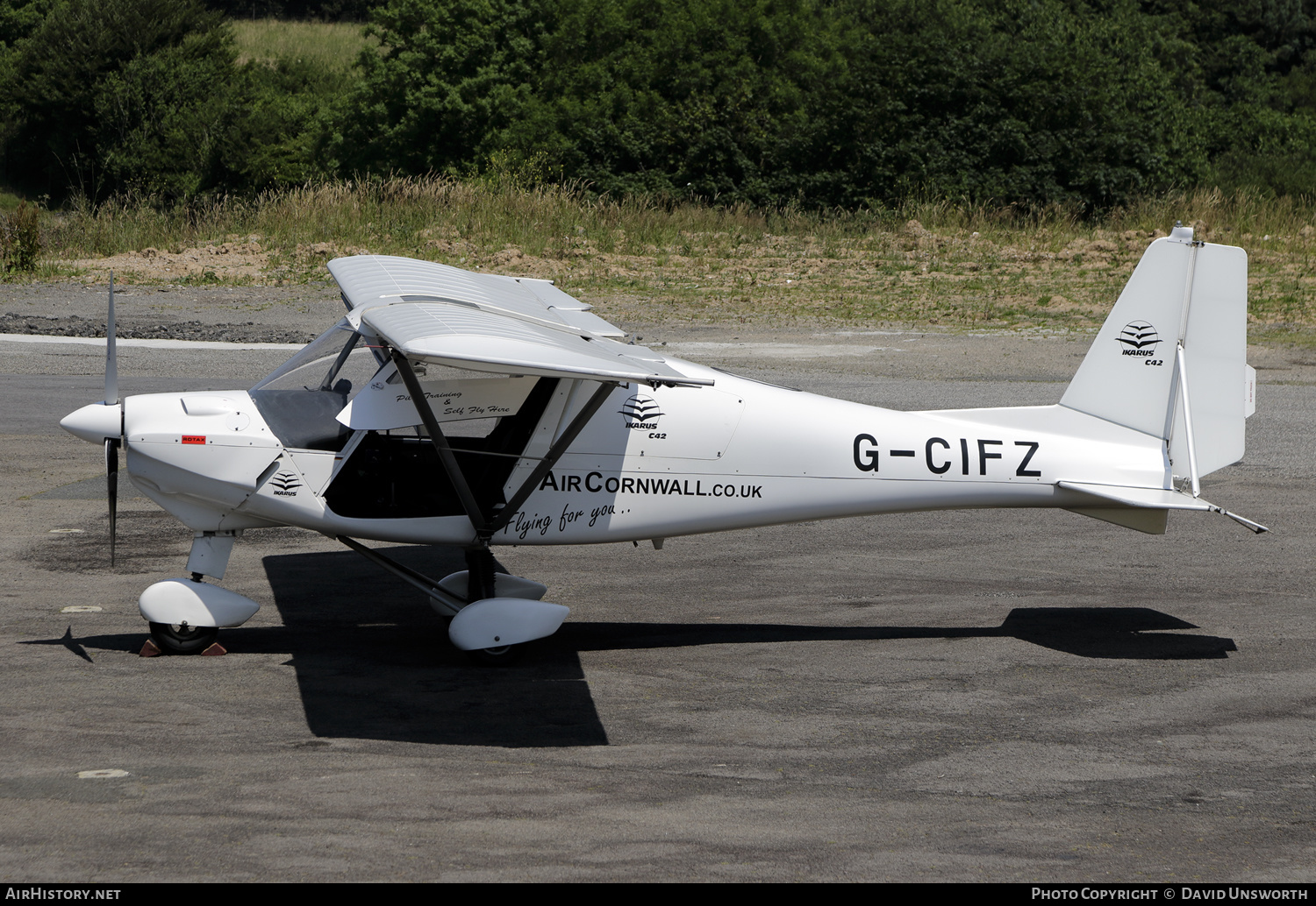 Aircraft Photo of G-CIFZ | Comco Ikarus C42-FB80 | Air Cornwall | AirHistory.net #129277