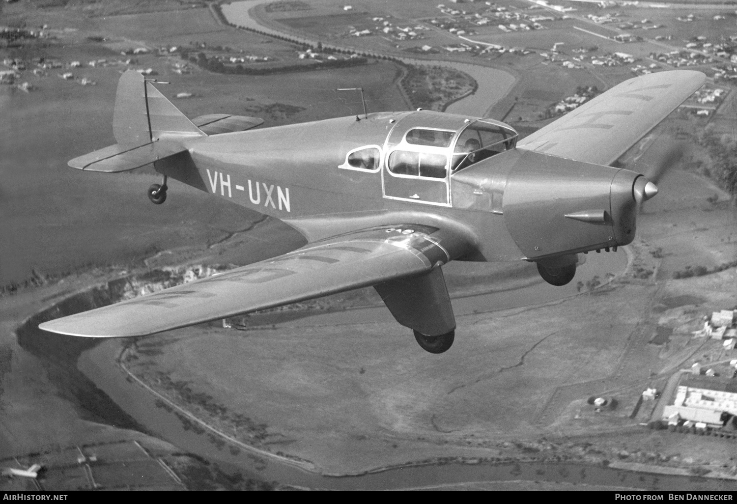 Aircraft Photo of VH-UXN | Miles M.4A Merlin | AirHistory.net #129281