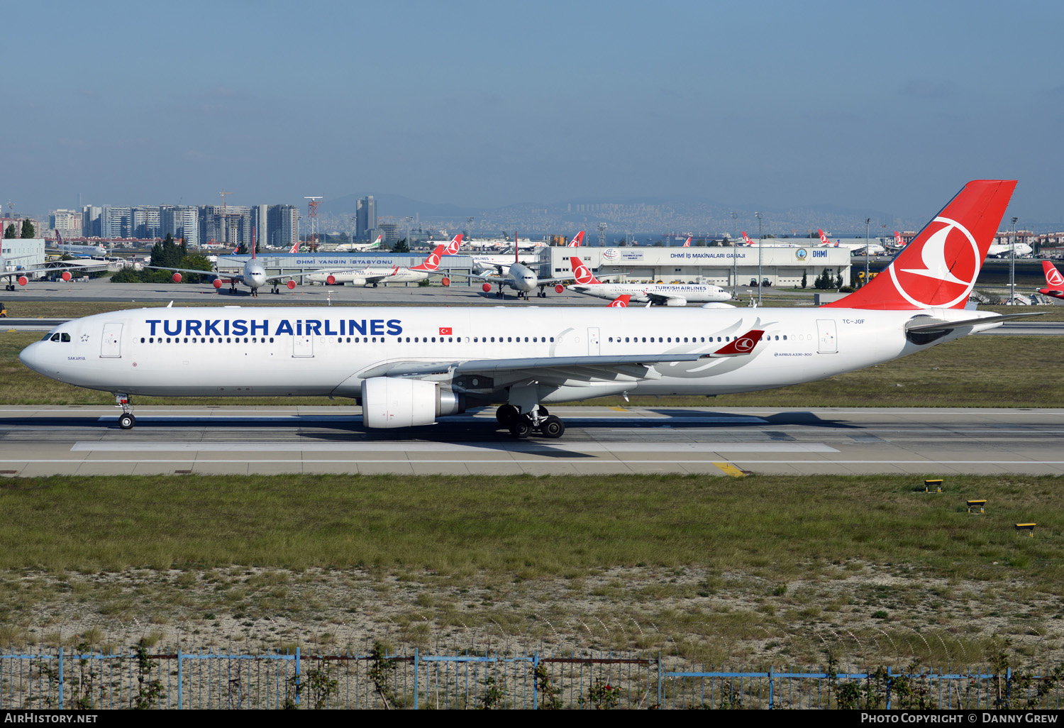 Aircraft Photo of TC-JOF | Airbus A330-303 | Turkish Airlines | AirHistory.net #129287