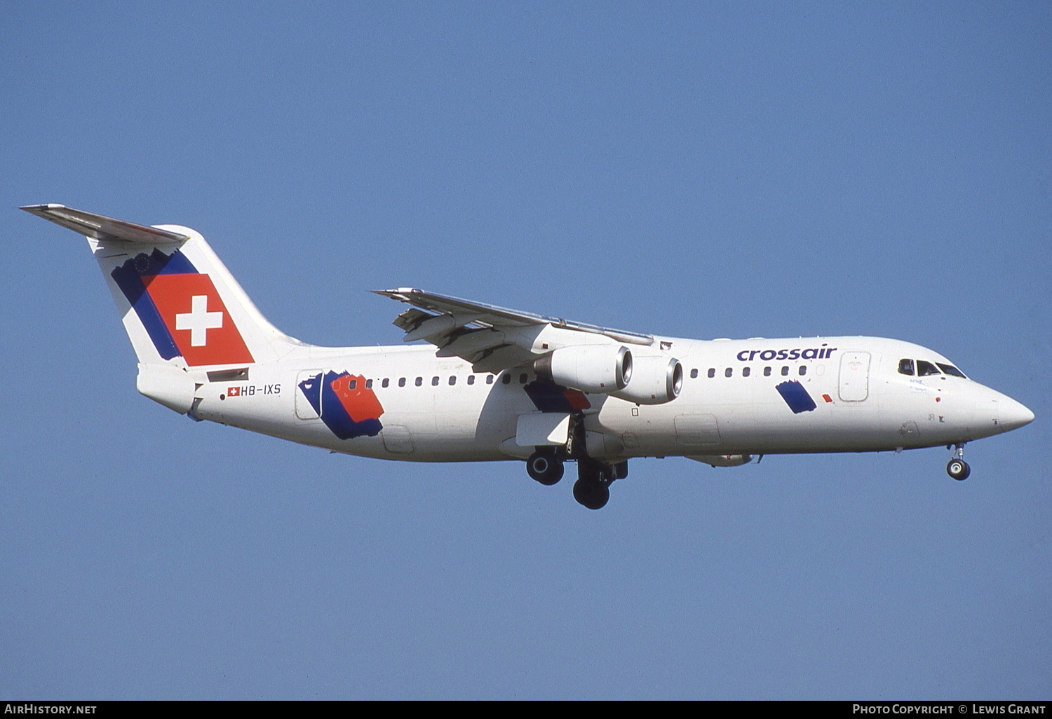 Aircraft Photo of HB-IXS | BAE Systems Avro 146-RJ100 | Crossair | AirHistory.net #129315