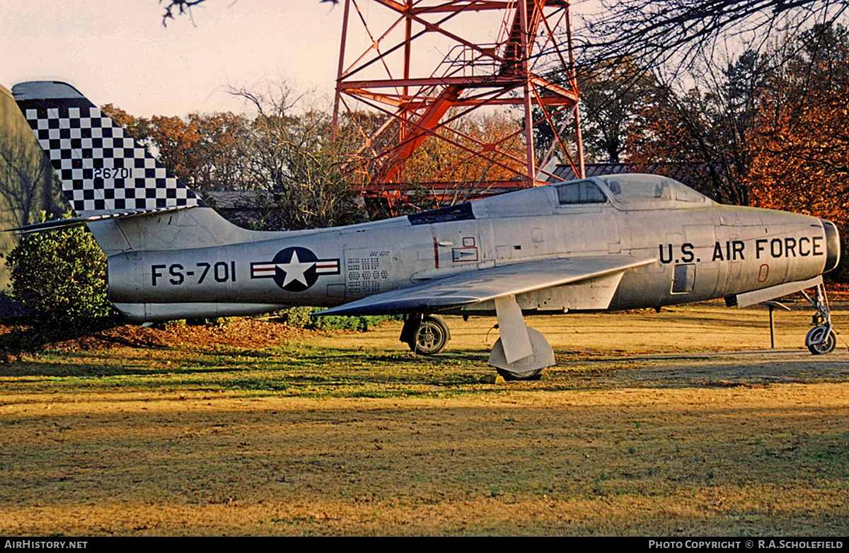 Aircraft Photo of 52-6701 / 26701 | Republic F-84F Thunderstreak | USA - Air Force | AirHistory.net #129336