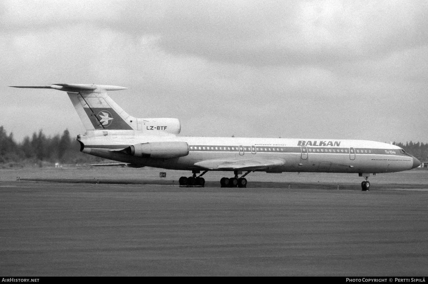 Aircraft Photo of LZ-BTF | Tupolev Tu-154A | Balkan - Bulgarian Airlines | AirHistory.net #129389