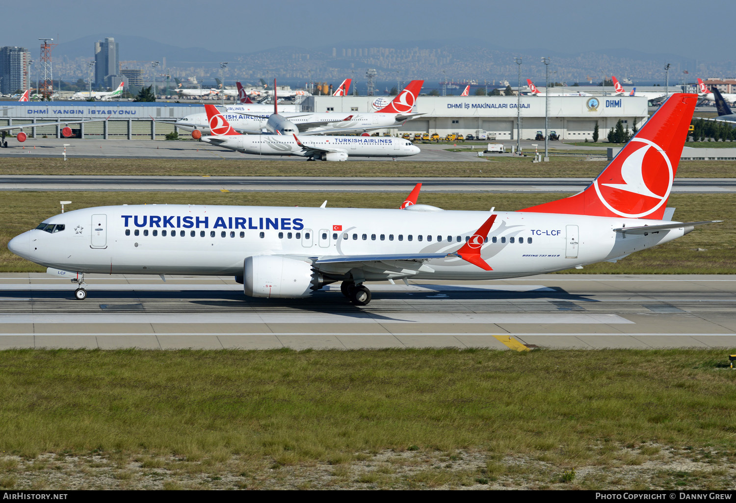 Aircraft Photo of TC-LCF | Boeing 737-8 Max 8 | Turkish Airlines | AirHistory.net #129392