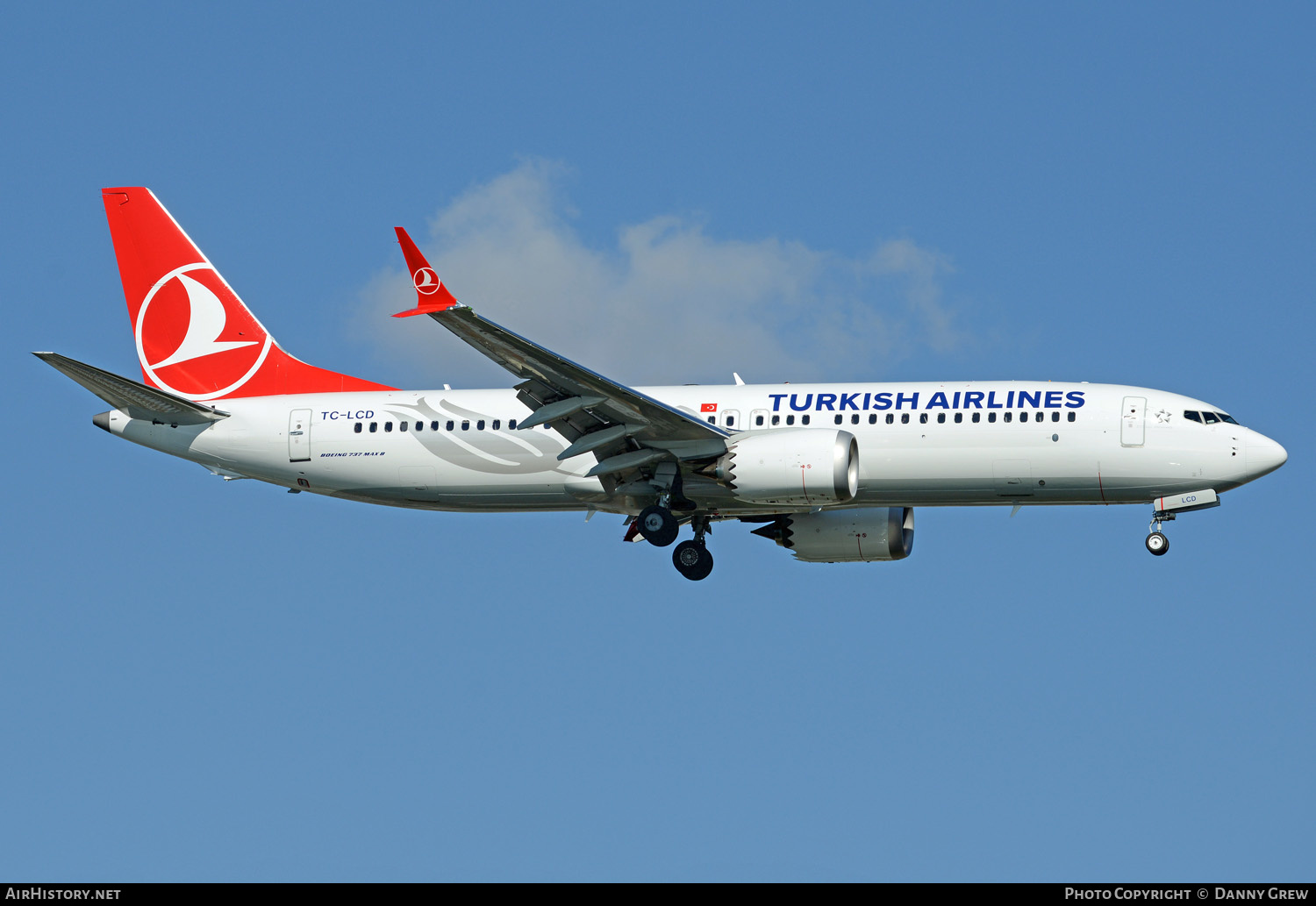 Aircraft Photo of TC-LCD | Boeing 737-8 Max 8 | Turkish Airlines | AirHistory.net #129398
