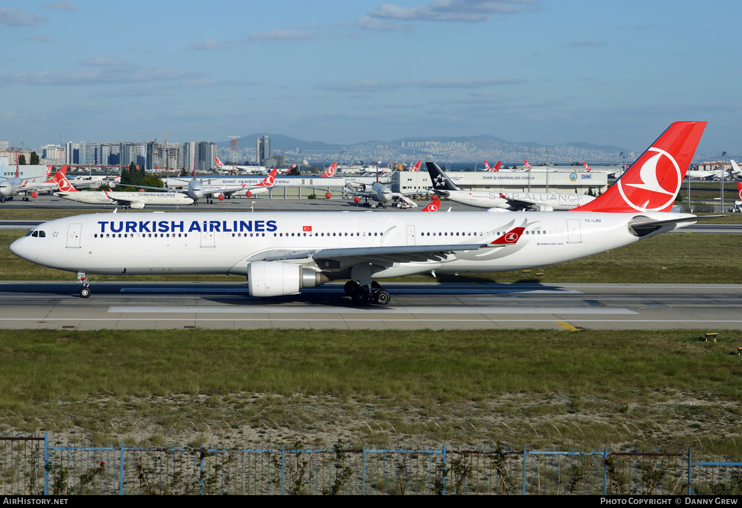 Aircraft Photo of TC-LND | Airbus A330-303 | Turkish Airlines | AirHistory.net #129409