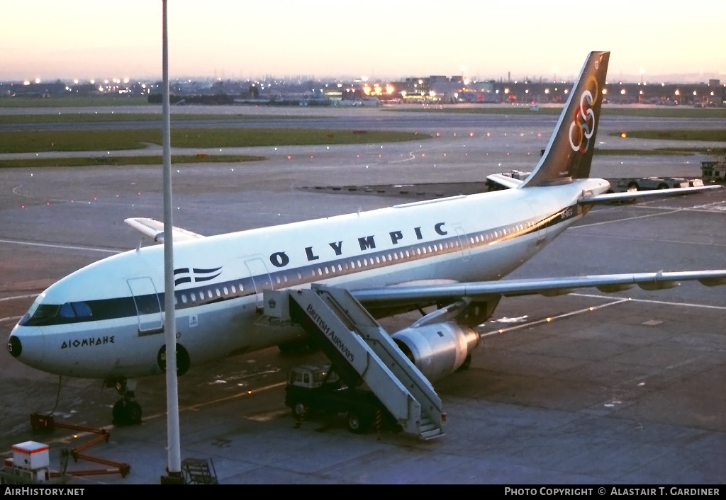 Aircraft Photo of SX-BEG | Airbus A300B4-103 | Olympic | AirHistory.net #129439