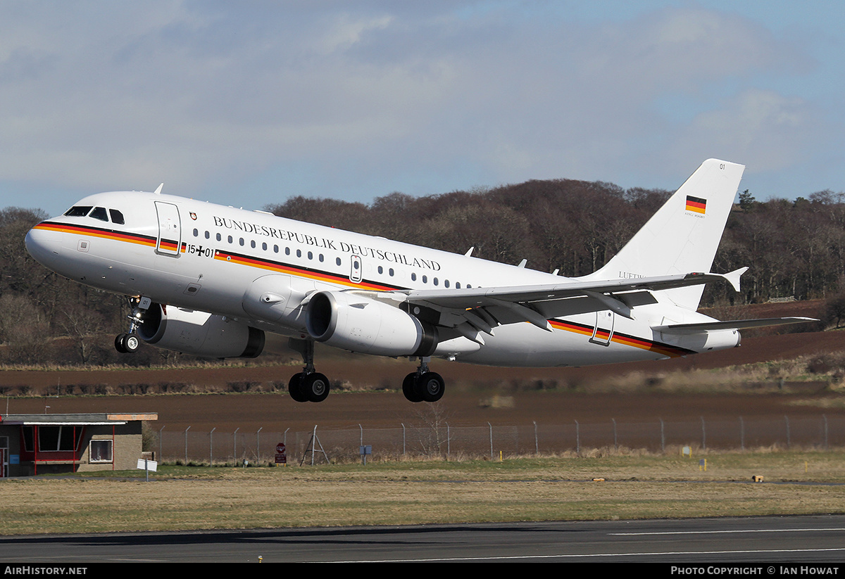 Aircraft Photo of 1501 | Airbus ACJ319 (A319-133/CJ) | Germany - Air Force | AirHistory.net #129452