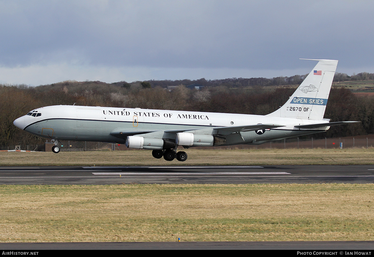 Aircraft Photo of 61-2670 / AF61-2670 | Boeing OC-135B | USA - Air Force | AirHistory.net #129461