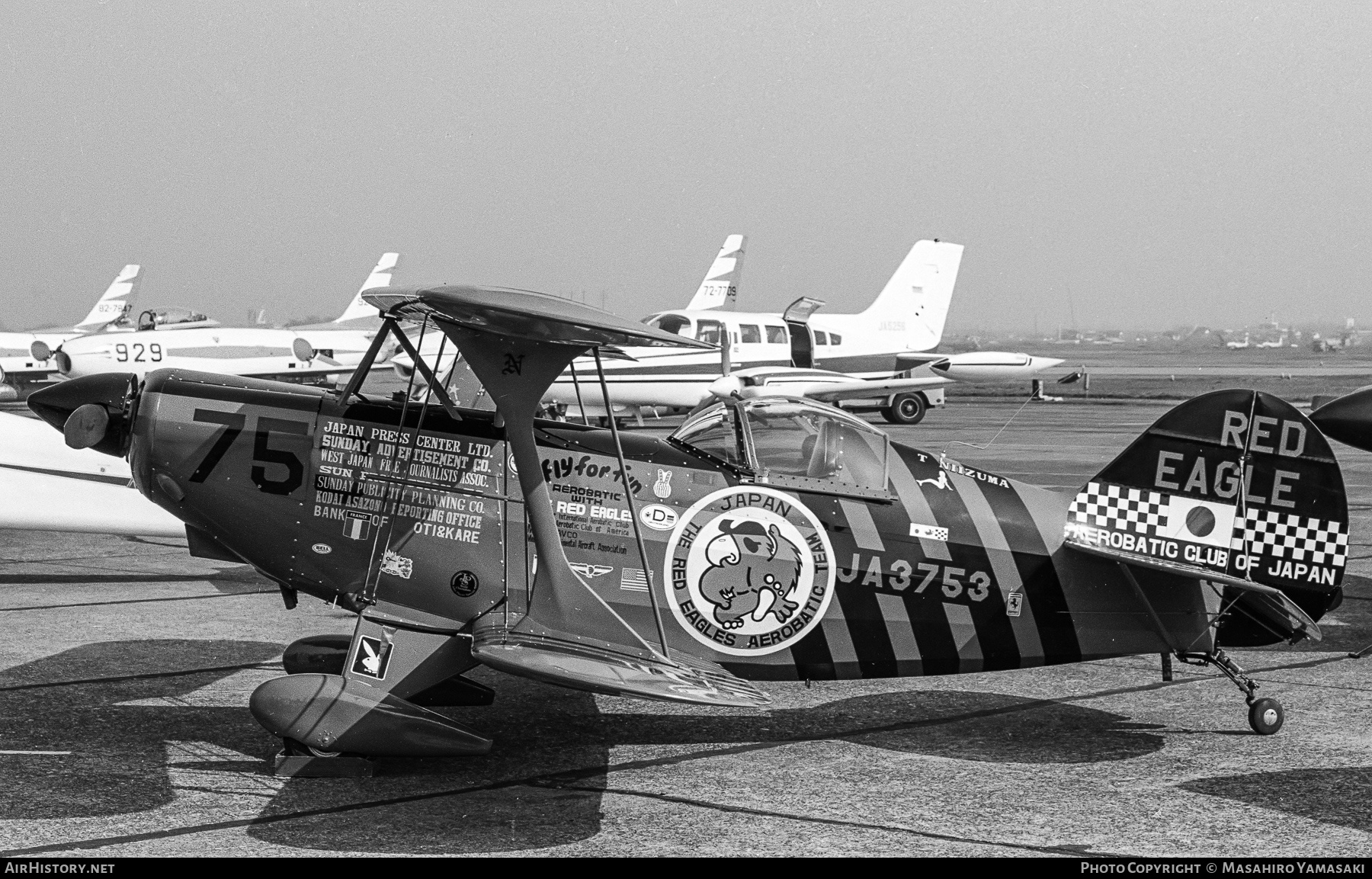 Aircraft Photo of JA3753 | Pitts S-2A Special | Red Eagles Aerobatic Team | AirHistory.net #129475