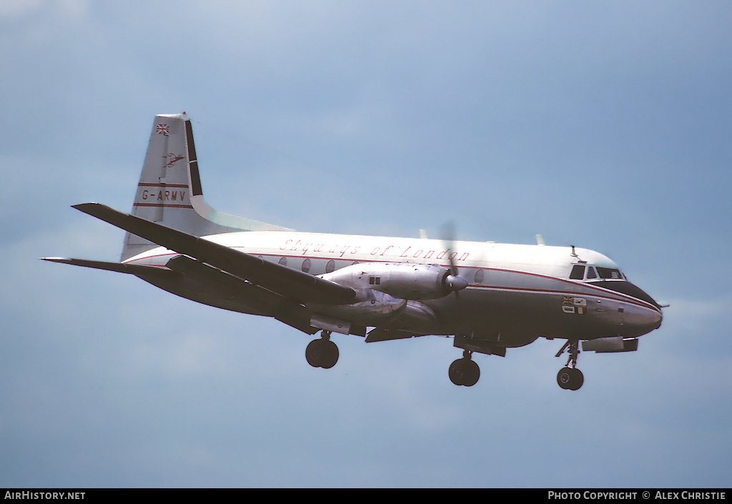 Aircraft Photo of G-ARMV | Avro 748 Srs1/100 | Skyways of London | AirHistory.net #129494