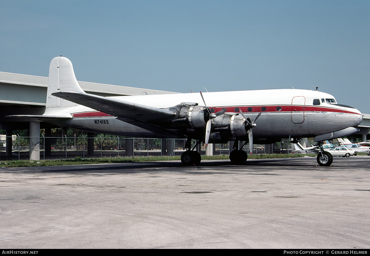 Aircraft Photo of N74183 | Douglas C-54A Skymaster | AirHistory.net #129517
