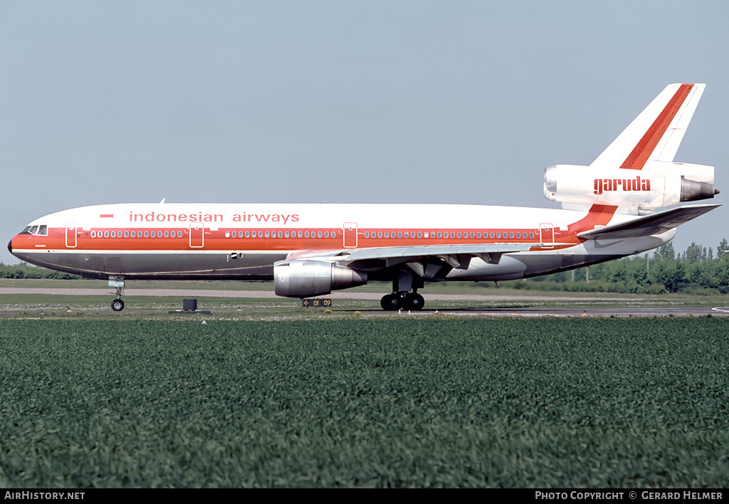 Aircraft Photo of PK-GID | McDonnell Douglas DC-10-30 | Garuda Indonesian Airways | AirHistory.net #129525