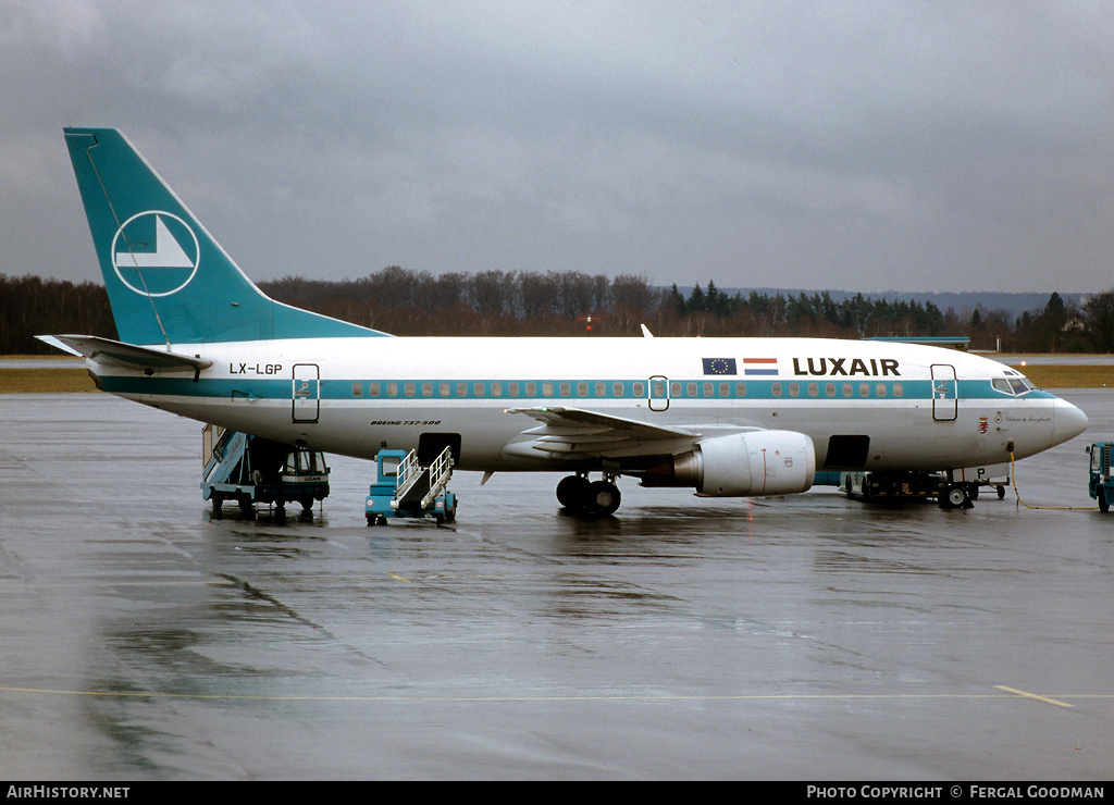Aircraft Photo of LX-LGP | Boeing 737-5C9 | Luxair | AirHistory.net #129532