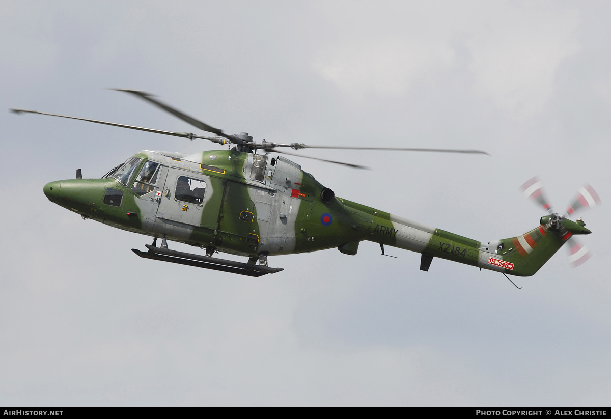 Aircraft Photo of XZ184 | Westland WG-13 Lynx AH7 | UK - Army | AirHistory.net #129535