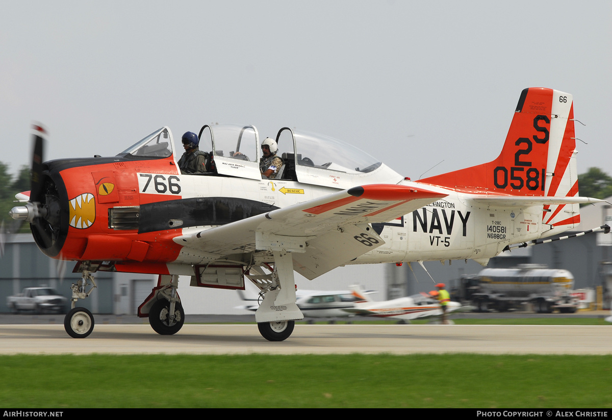 Aircraft Photo of N688GR / 140581 | North American T-28C Trojan | USA - Navy | AirHistory.net #129558