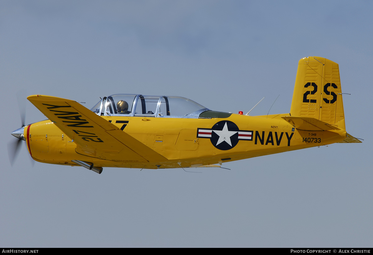 Aircraft Photo of N2VY / 140733 | Beech T-34B Mentor (D45) | USA - Navy | AirHistory.net #129584