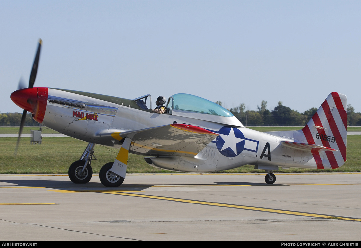 Aircraft Photo of N51MX / NL51MX / 511559 | Cavalier ETF-51D Mustang 2 | USA - Air Force | AirHistory.net #129585