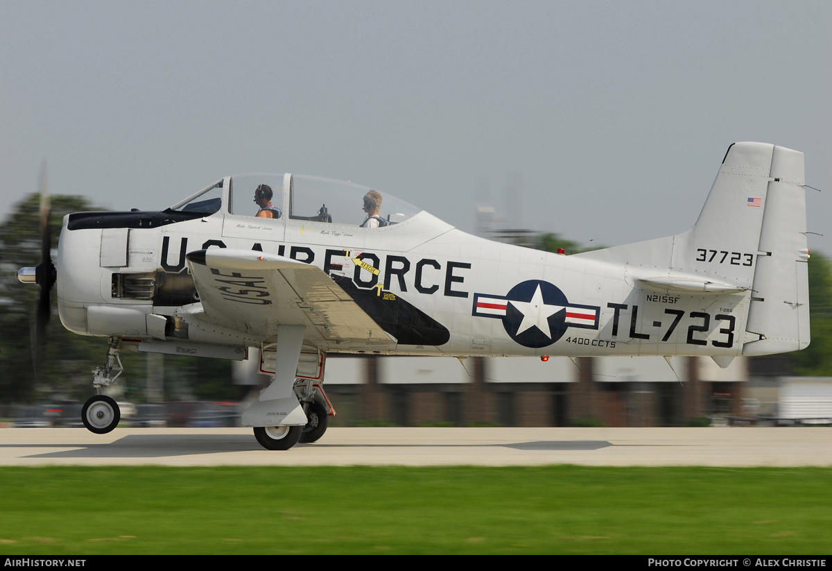 Aircraft Photo of N215SF / 37723 | North American T-28B Trojan | USA - Air Force | AirHistory.net #129589