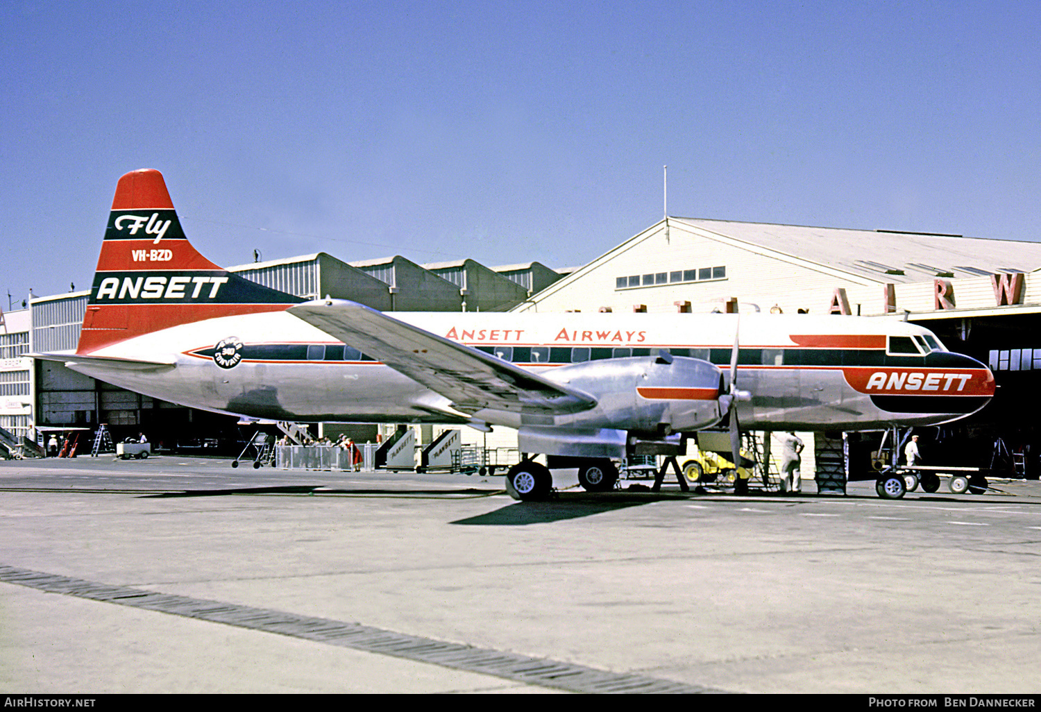 Aircraft Photo of VH-BZD | Convair 340-32 | Ansett Airways | AirHistory.net #129616