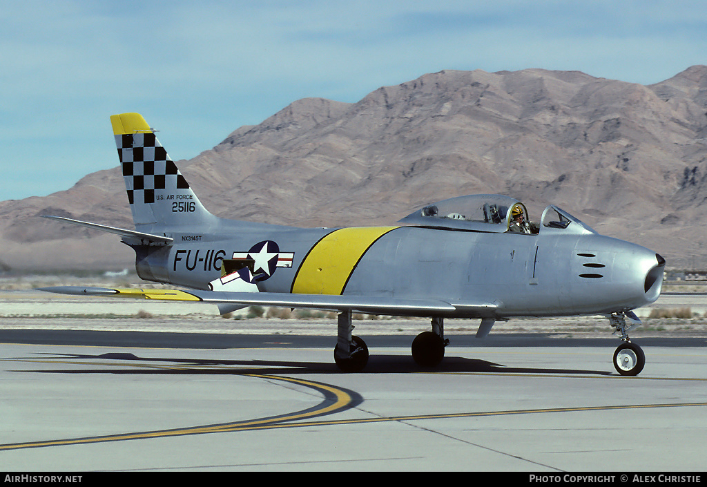Aircraft Photo of N3145T / NX3145T | North American F-86F Sabre | USA - Air Force | AirHistory.net #129624