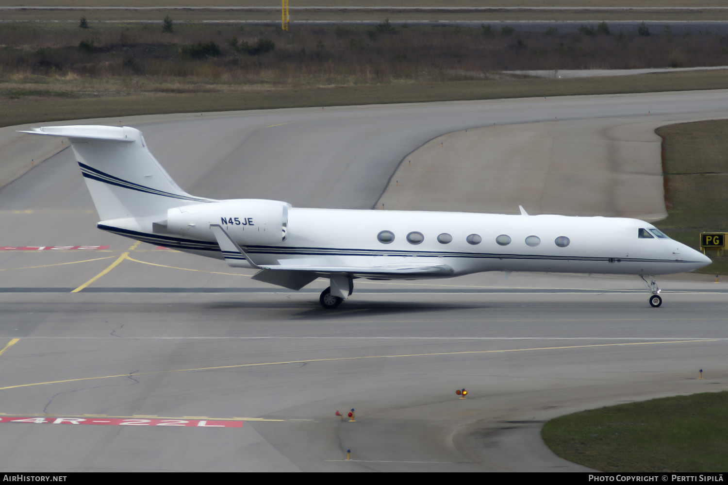 Aircraft Photo of N45JE | Gulfstream Aerospace G-V-SP Gulfstream G550 | AirHistory.net #129625