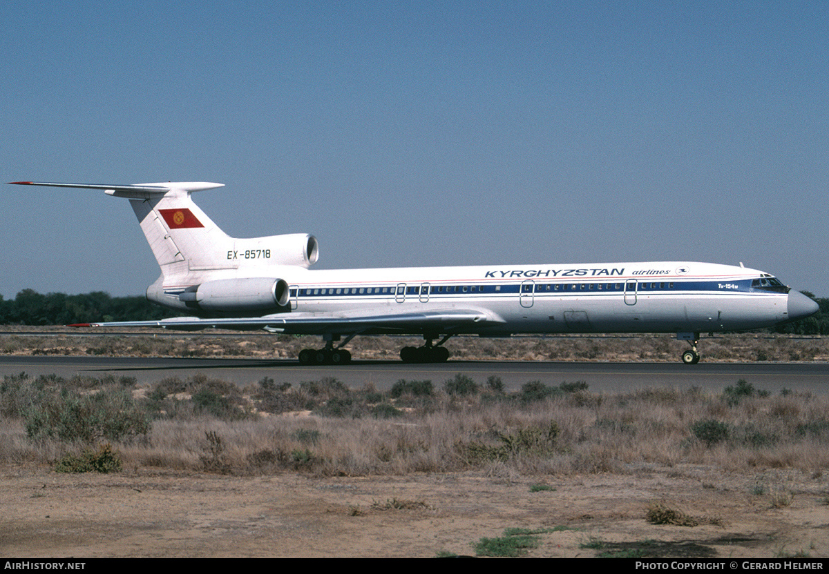 Aircraft Photo of EX-85718 | Tupolev Tu-154M | Kyrghyzstan Airlines | AirHistory.net #129638