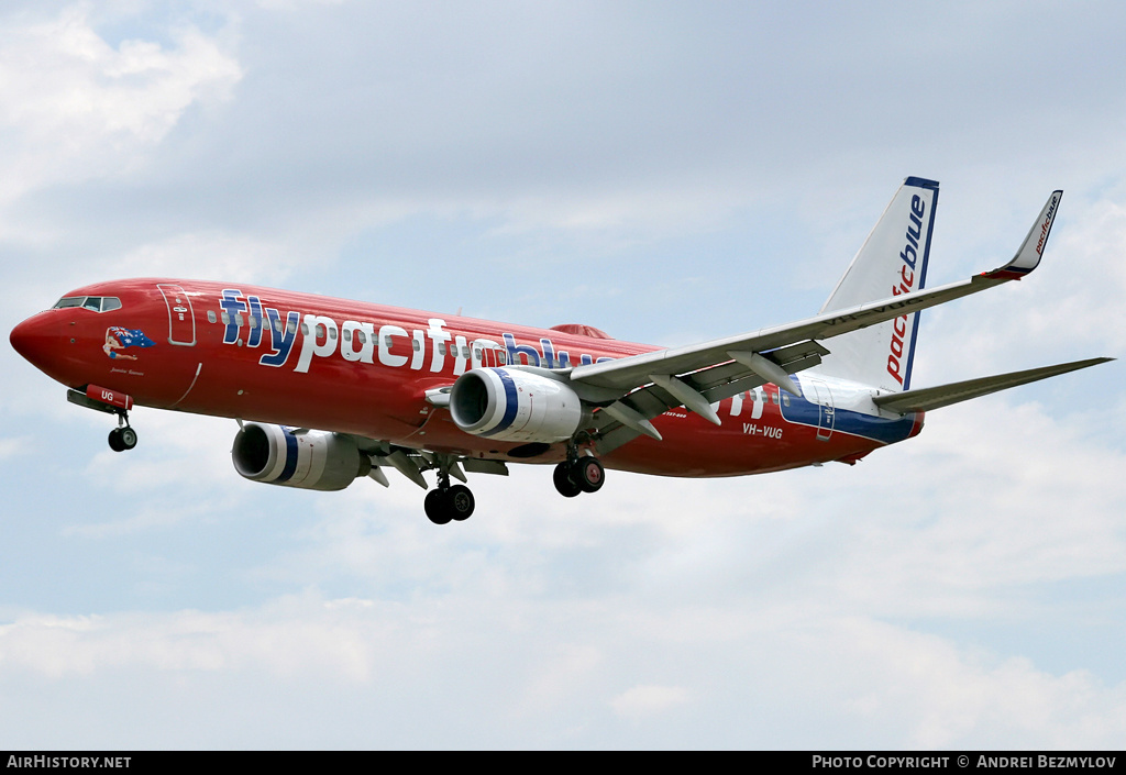 Aircraft Photo of VH-VUG | Boeing 737-8FE | Pacific Blue Airlines | AirHistory.net #129640