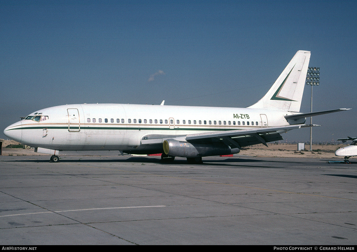 Aircraft Photo of A6-ZYB | Boeing 737-2S2C/Adv | AirHistory.net #129646