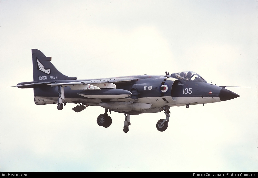 Aircraft Photo of XZ453 | British Aerospace Sea Harrier FRS1 | UK - Navy | AirHistory.net #129647