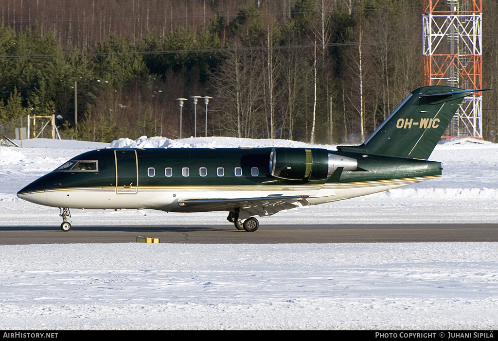 Aircraft Photo of OH-WIC | Bombardier Challenger 604 (CL-600-2B16) | AirHistory.net #129658