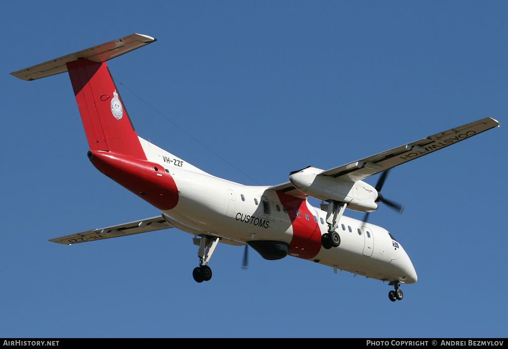 Aircraft Photo of VH-ZZF | Bombardier DHC-8-315Q/MPA | Australian Customs | AirHistory.net #129669