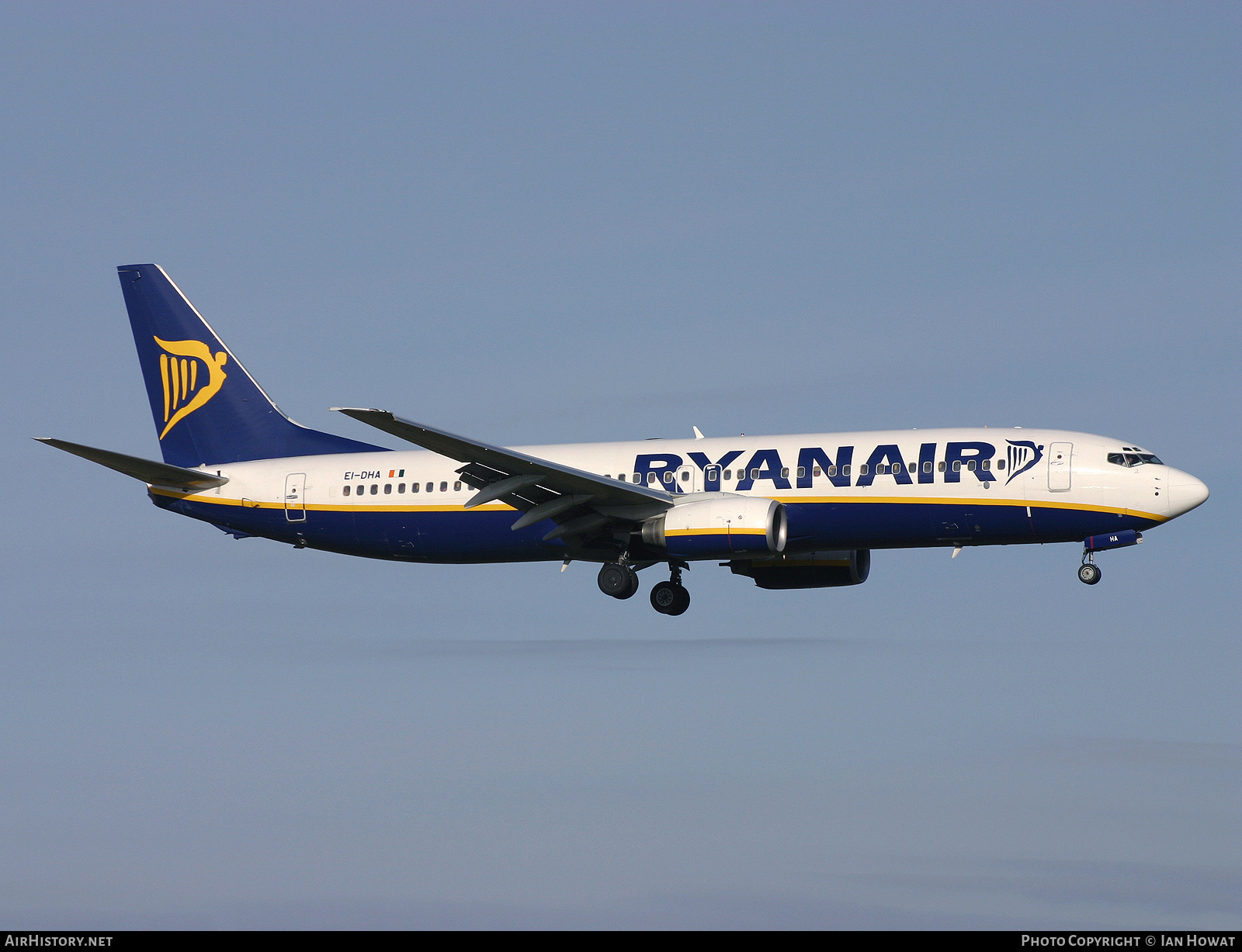 Aircraft Photo of EI-DHA | Boeing 737-8AS | Ryanair | AirHistory.net #129671