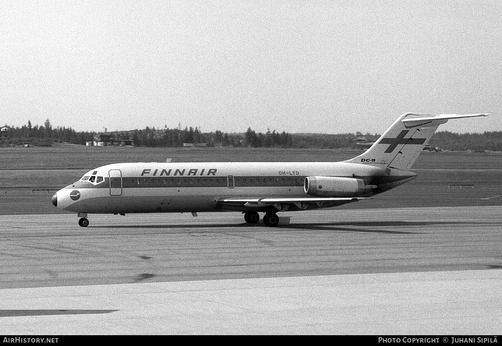 Aircraft Photo of OH-LYD | Douglas DC-9-14 | Finnair | AirHistory.net #129684