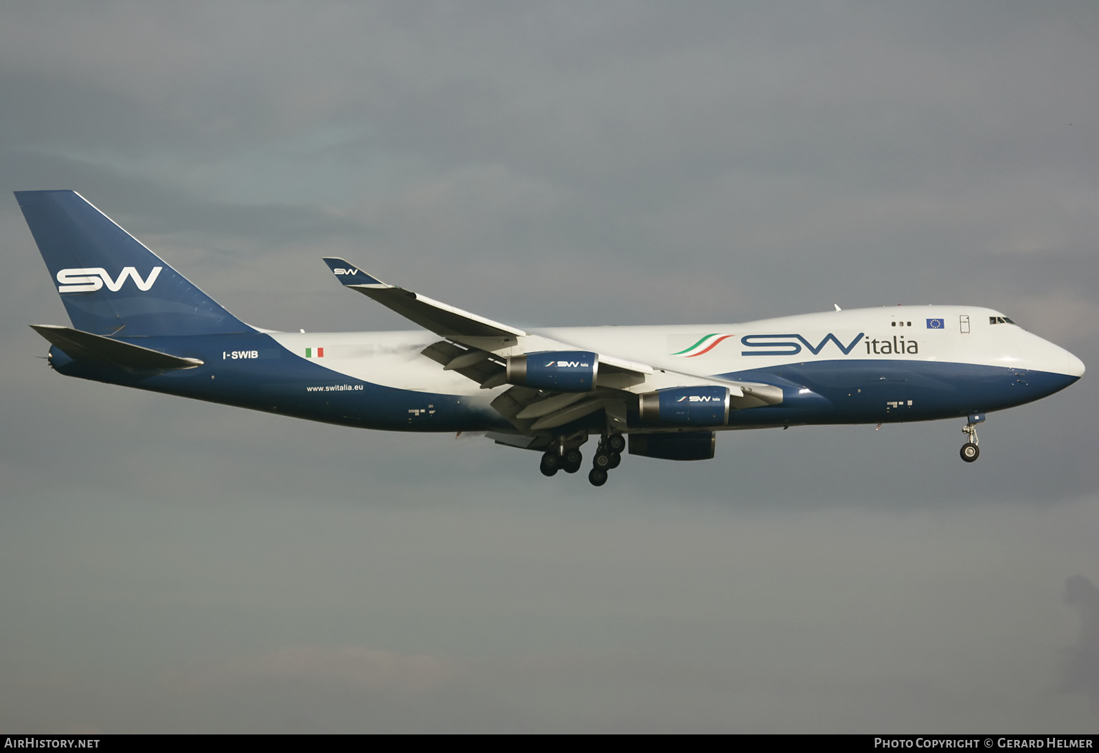 Aircraft Photo of I-SWIB | Boeing 747-4R7F/SCD | SilkWay Italia Airlines | AirHistory.net #129689