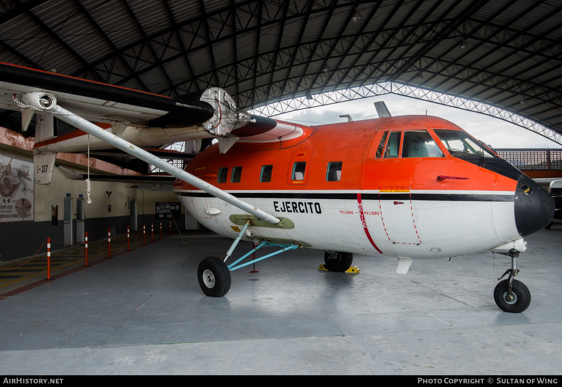 Aircraft Photo of E-207 | Israel Aircraft Industries IAI-201 Arava | Ecuador - Army | AirHistory.net #129709