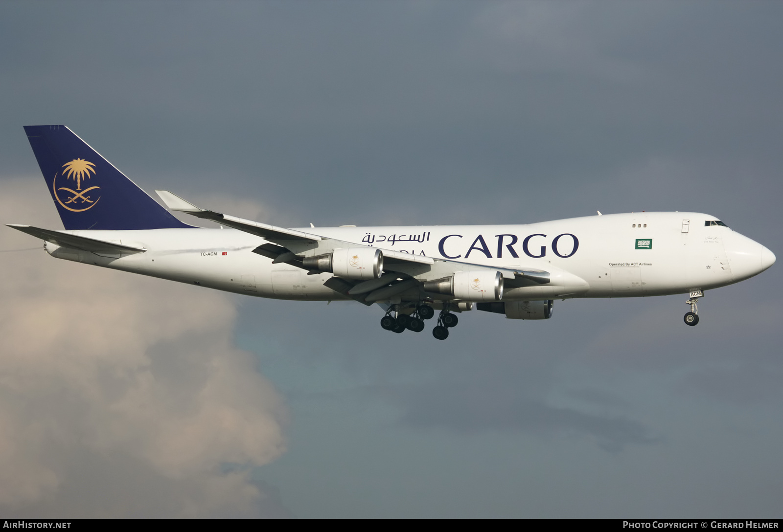 Aircraft Photo of TC-ACM | Boeing 747-428F/ER/SCD | Saudia - Saudi Arabian Airlines Cargo | AirHistory.net #129726
