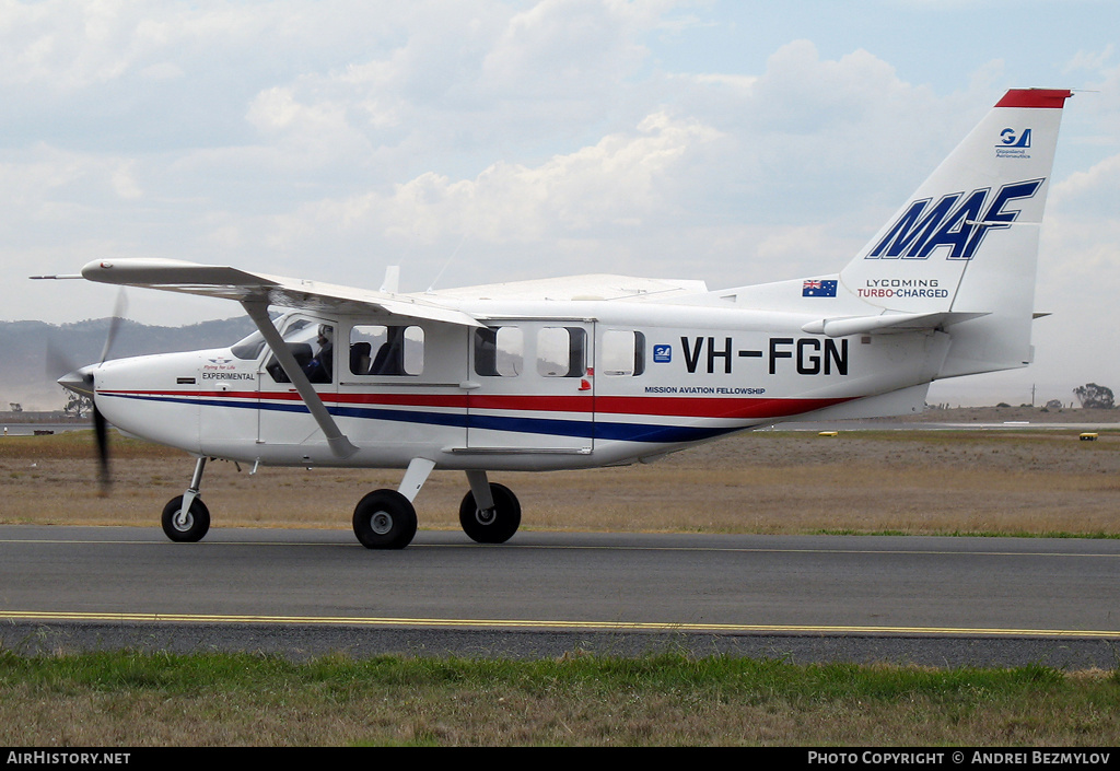 Aircraft Photo of VH-FGN | Gippsland GA8 Airvan | Mission Aviation Fellowship - MAF | AirHistory.net #129729