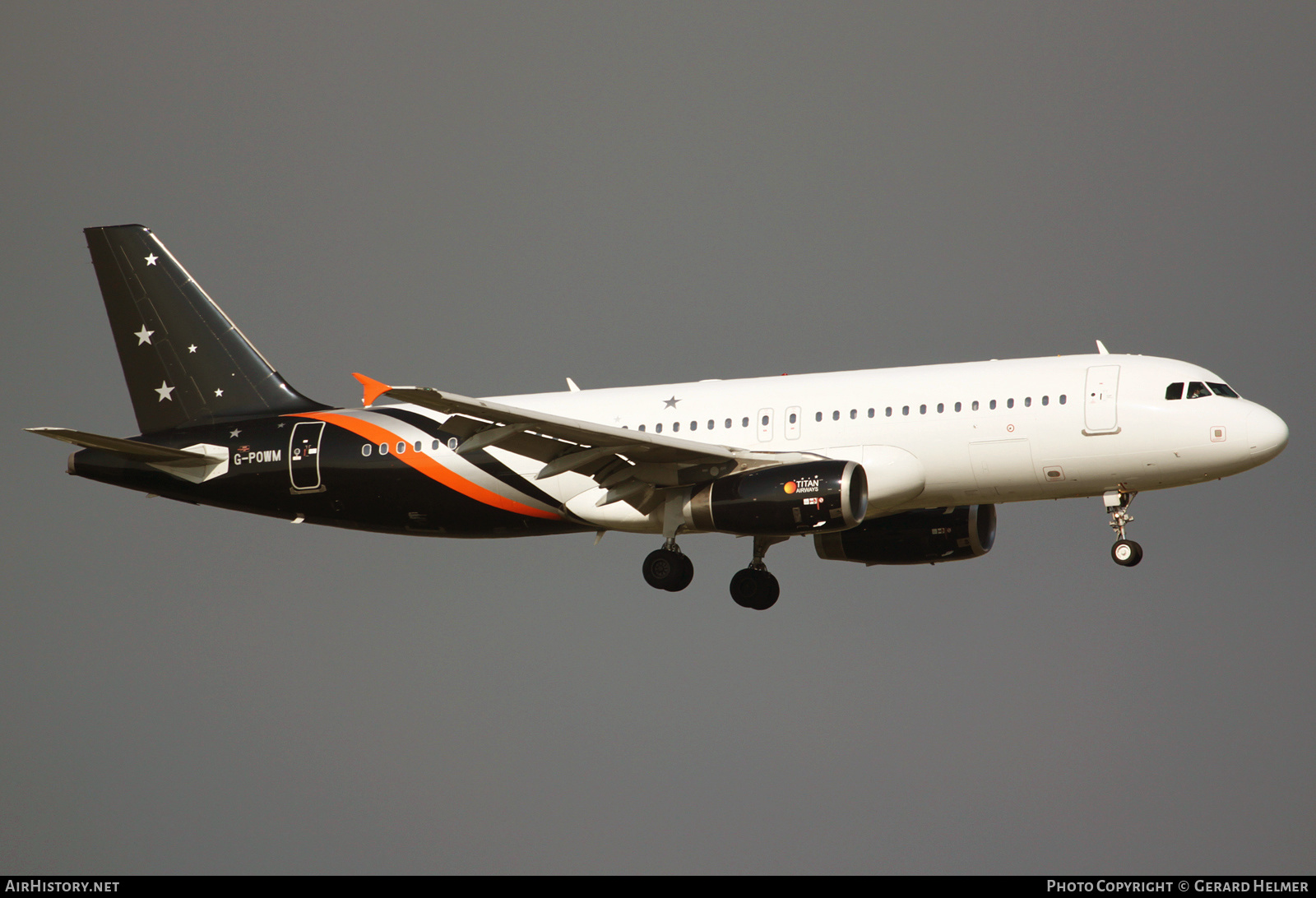 Aircraft Photo of G-POWM | Airbus A320-232 | Titan Airways | AirHistory.net #129754
