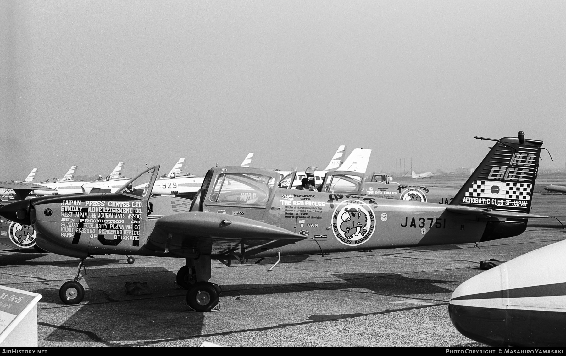 Aircraft Photo of JA3751 | Fuji FA-200-180 Aero Subaru | Red Eagles Aerobatic Team | AirHistory.net #129768