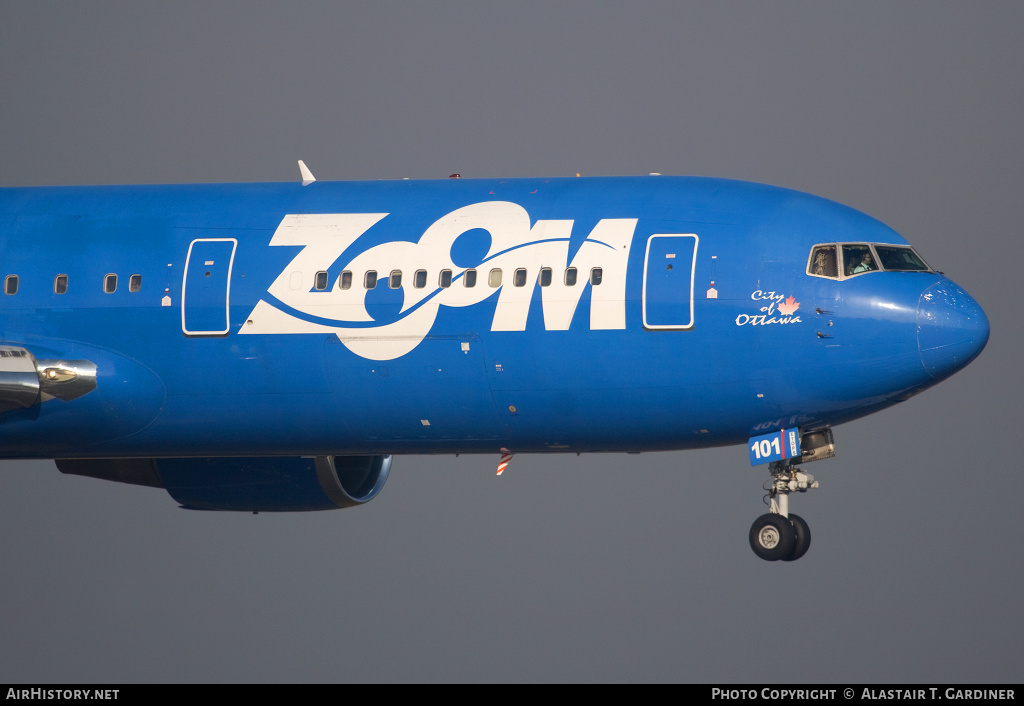 Aircraft Photo of C-GZUM | Boeing 767-328/ER | Zoom Airlines | AirHistory.net #129777