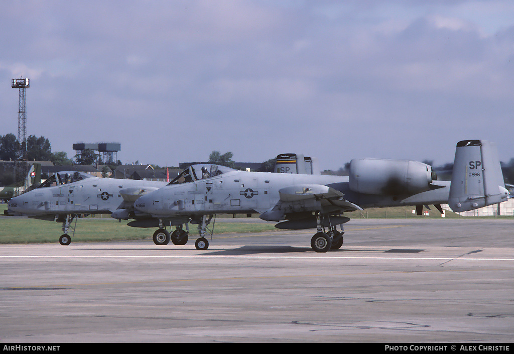 Aircraft Photo of 81-0966 / AF81-966 | Fairchild A-10A Thunderbolt II | USA - Air Force | AirHistory.net #129780