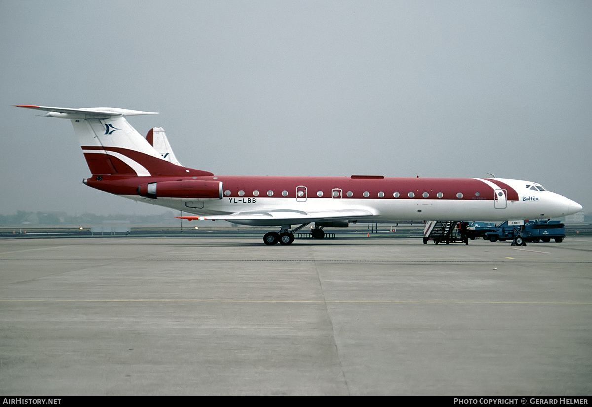 Aircraft Photo of YL-LBB | Tupolev Tu-134B-3 | Baltija | AirHistory.net #129787
