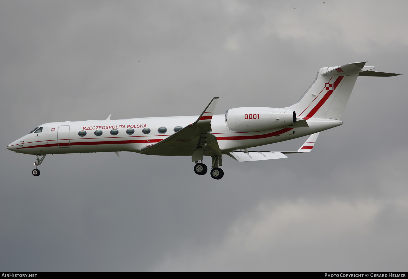 Aircraft Photo of 0001 | Gulfstream Aerospace G-V-SP Gulfstream G550 | Republic of Poland - Rzeczpospolita Polska | AirHistory.net #129796
