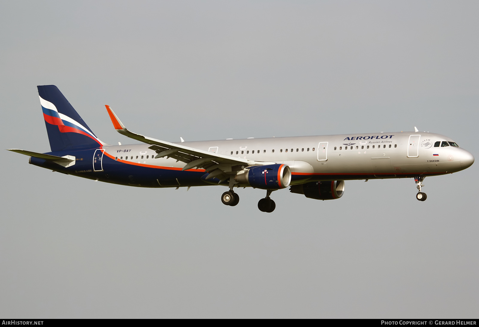 Aircraft Photo of VP-BAY | Airbus A321-211 | Aeroflot - Russian Airlines | AirHistory.net #129808