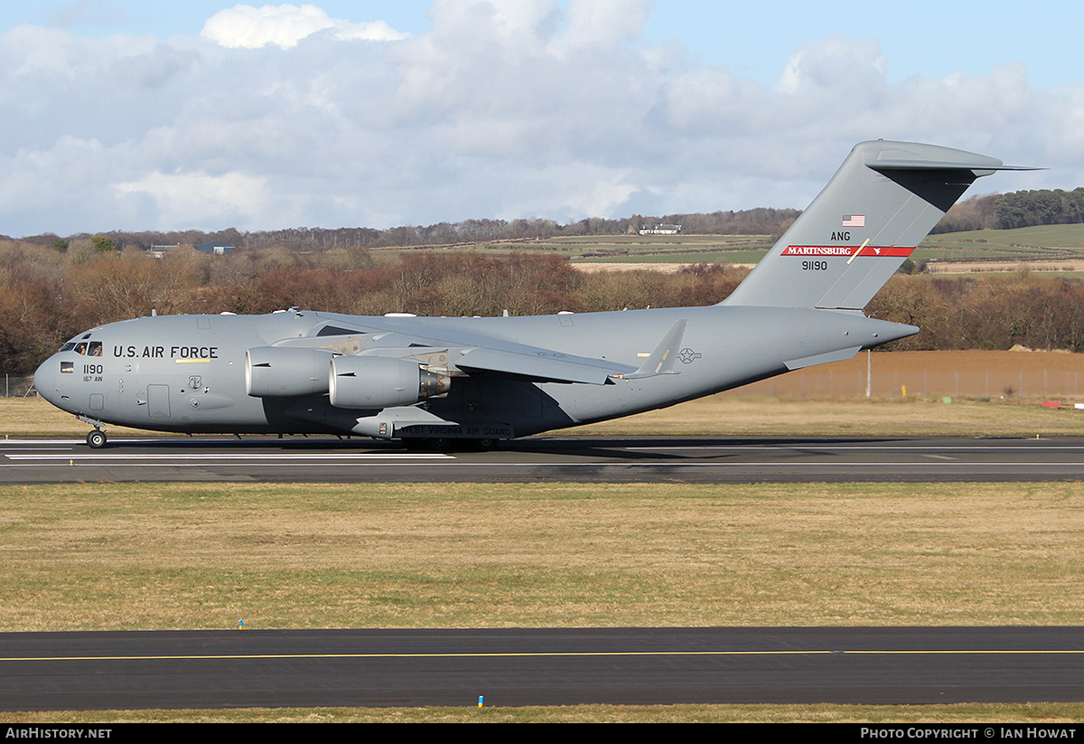 Aircraft Photo of 89-1190 / 91190 | McDonnell Douglas C-17A Globemaster III | USA - Air Force | AirHistory.net #129809