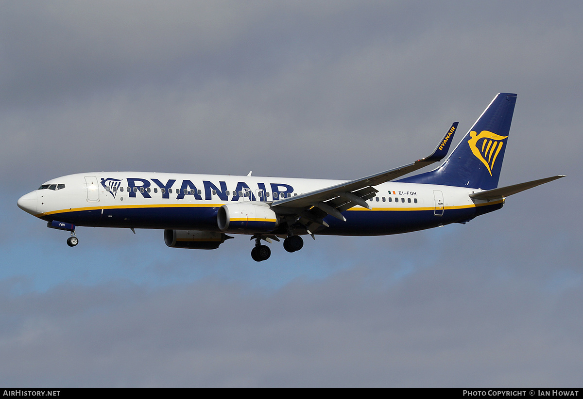 Aircraft Photo of EI-FOH | Boeing 737-8AS | Ryanair | AirHistory.net #129835
