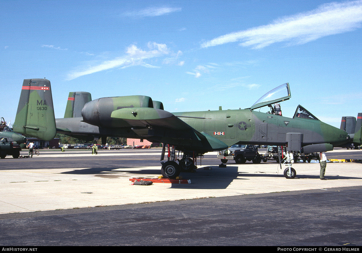 Aircraft Photo of 78-0630 / AF78-630 | Fairchild A-10A Thunderbolt II | USA - Air Force | AirHistory.net #129839