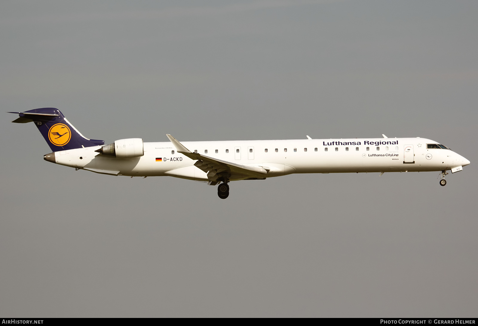 Aircraft Photo of D-ACKD | Bombardier CRJ-900ER (CL-600-2D24) | Lufthansa Regional | AirHistory.net #129841