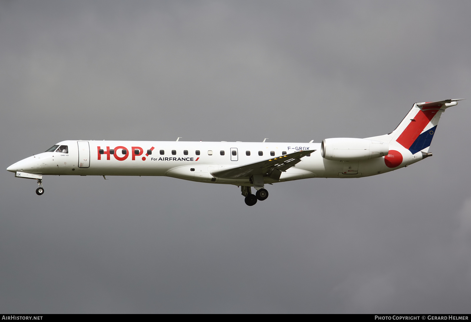 Aircraft Photo of F-GRGK | Embraer ERJ-145EP (EMB-145EP) | Hop! | AirHistory.net #129847