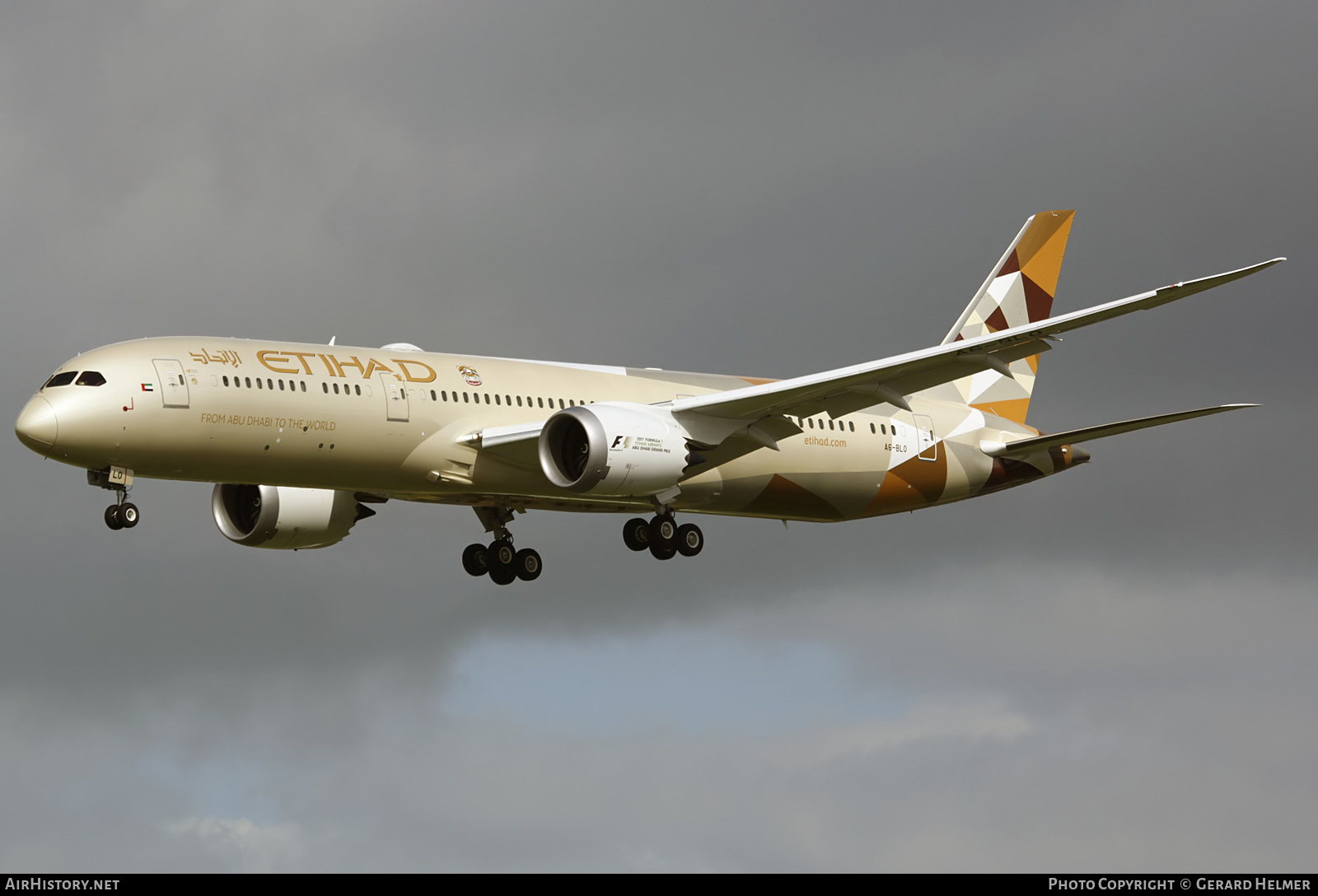 Aircraft Photo of A6-BLO | Boeing 787-9 Dreamliner | Etihad Airways | AirHistory.net #129852